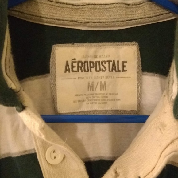 Aeropostale Striped Polo  Shirt - Picture 7 of 10